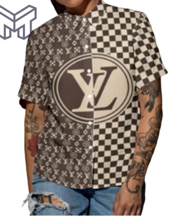 Louis Vuitton Hawaiian Shirt, Hawaiian Shirts For Men, Louis Vuitton Button Shirt – Mura01710