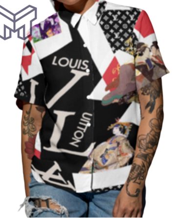 Louis Vuitton Hawaiian Shirt, Hawaiian Shirts For Men, Louis Vuitton Button Shirt – Mura01713