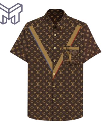 Louis Vuitton Hawaiian Shirt, Hawaiian Shirts For Men, Louis Vuitton Button Shirt –Mura02471