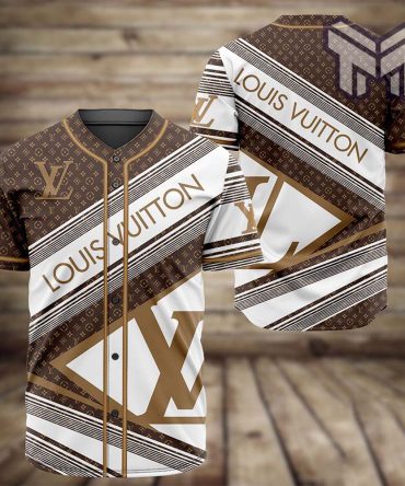 Louis Vuitton Milky Baseball Jersey Shirt Lv Luxury Clothing Clothes Sport For Men Women Hot