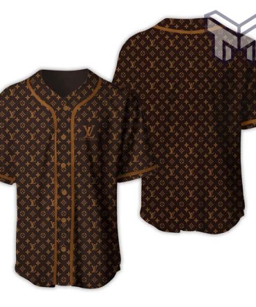 Louis Vuitton Monogram Baseball Jersey Shirt Lv Luxury Clothing Clothes Sport For Men Women Hot Type01
