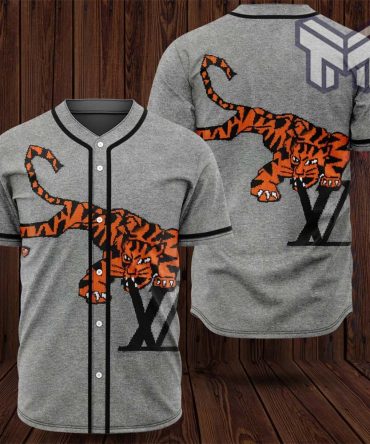 Louis Vuitton Tiger Baseball Jersey Shirt Lv Luxury Clothing Clothes Sport For Men Women Hot