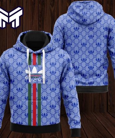 Luxury Brand Clothing 3D Printing Hoodies From Gucci And Adidas For Men And Women