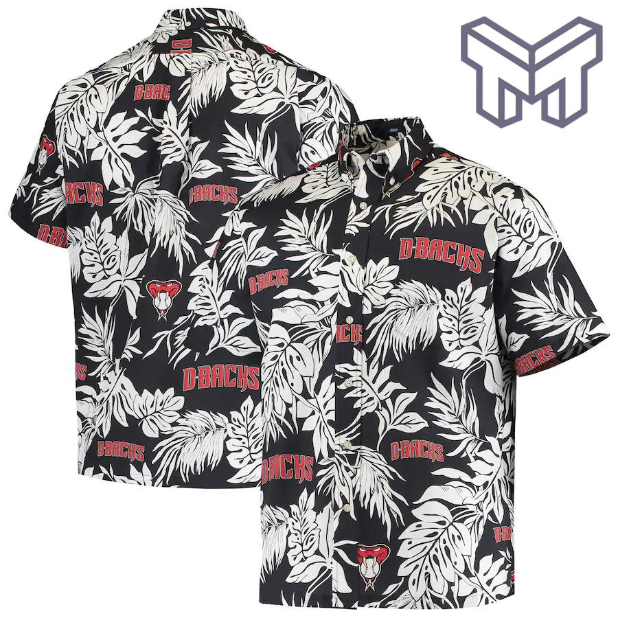 Mlb Arizona Diamondbacks Hawaiian Shirt Aloha Hawaiian Shirt And Short - Black