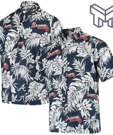 Mlb Atlanta Braves Hawaiian Shirt Aloha Hawaiian Shirt And Short - Navy