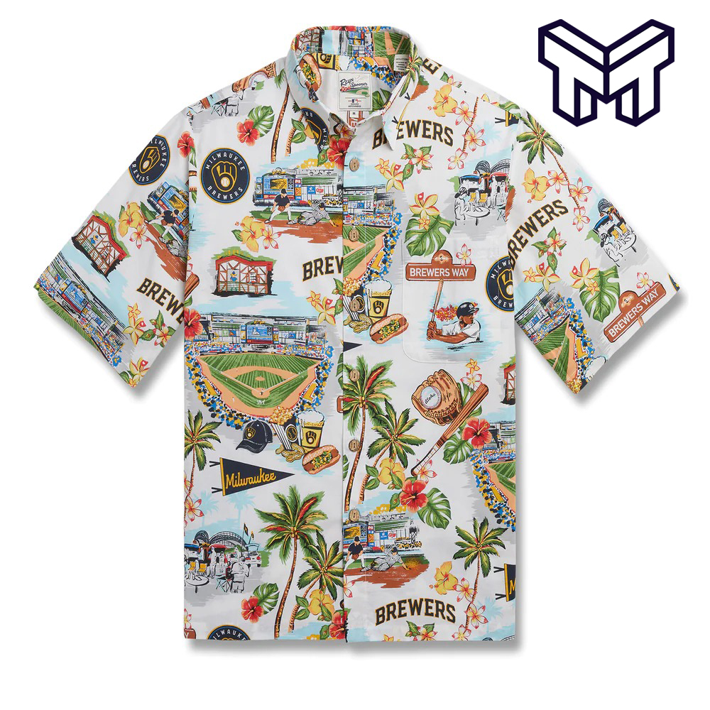 Mlb Milwaukee Brewers Hawaiian Shirt Scenic Hawaiian Shirt And Short