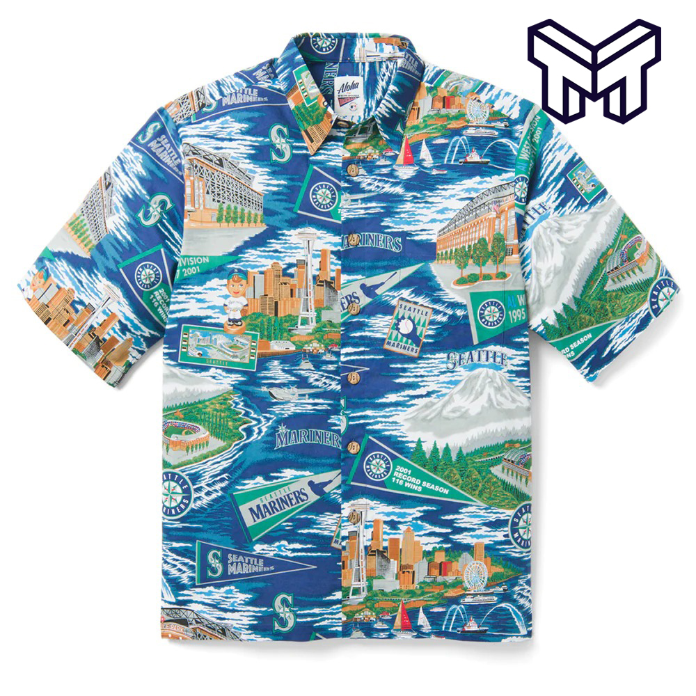 Mlb Seattle Mariners Hawaiian Shirt Scenic Hawaiian Shirt And Short