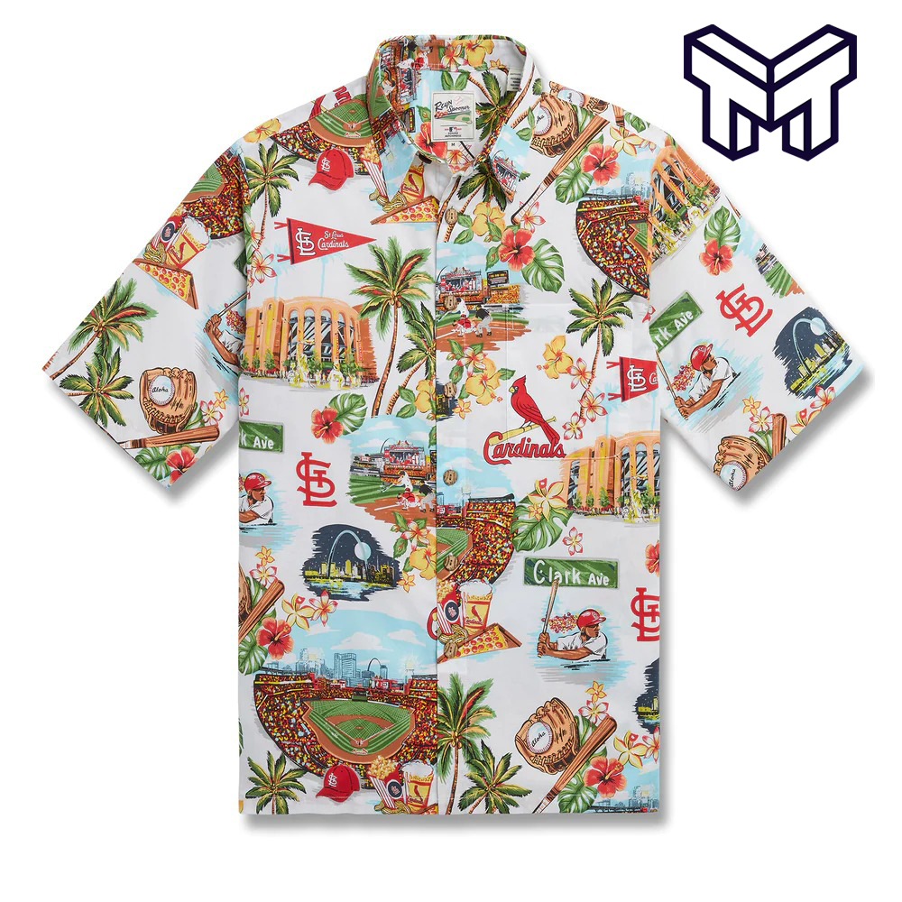 Mlb St. Louis Cardinals Hawaiian Shirt Scenic Hawaiian Shirt And Short