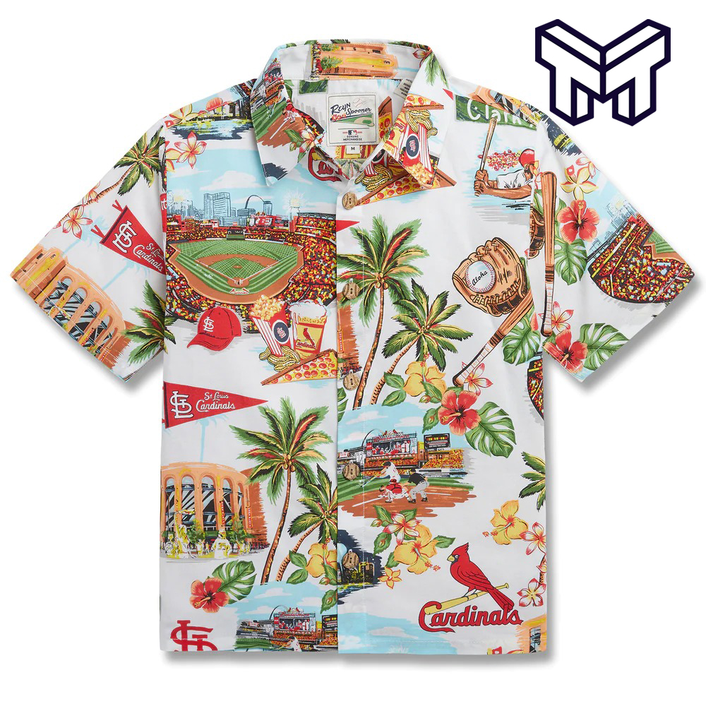 Mlb St. Louis Cardinals Hawaiian Shirt Scenic Hawaiian Shirt And Short