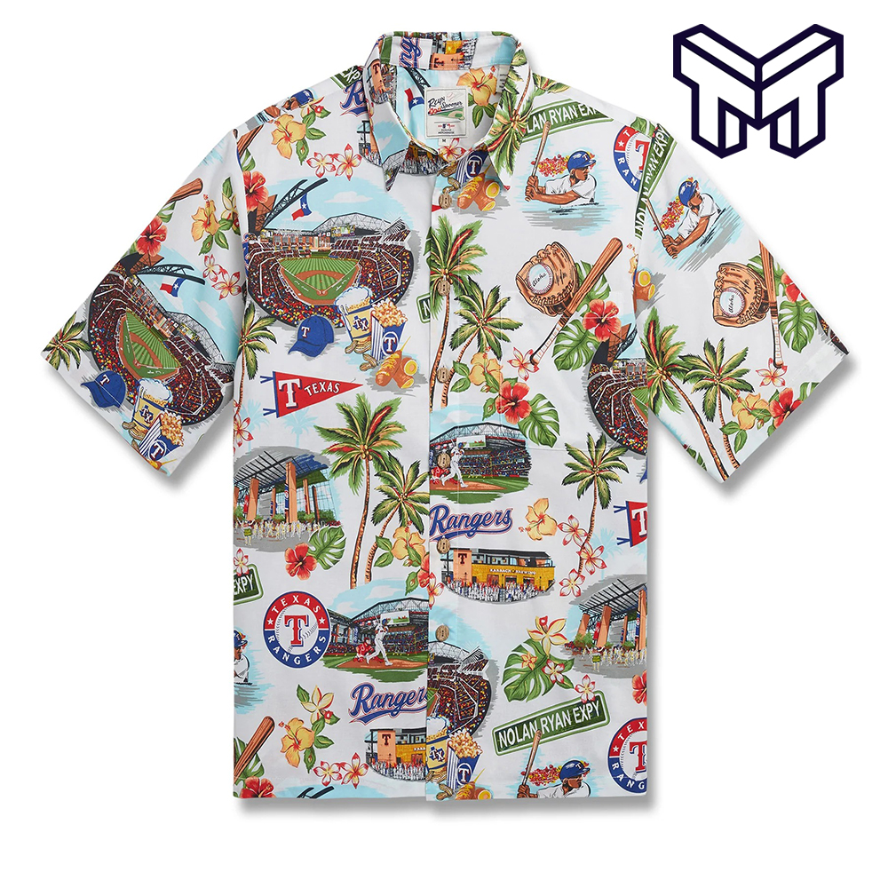 Mlb Texas Rangers Hawaiian Shirt Scenic Hawaiian Shirt And Short