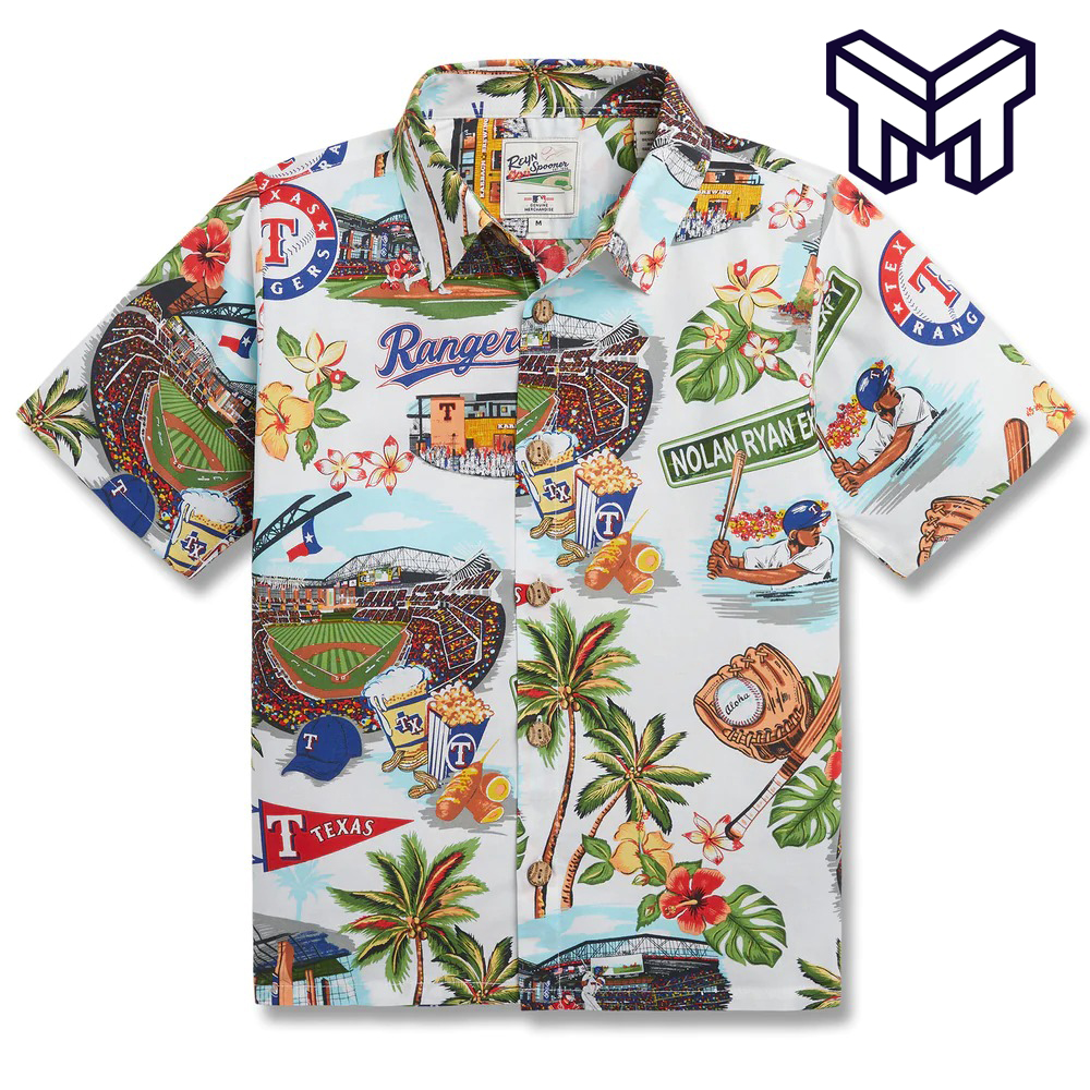Mlb Texas Rangers Hawaiian Shirt Scenic Hawaiian Shirt And Short