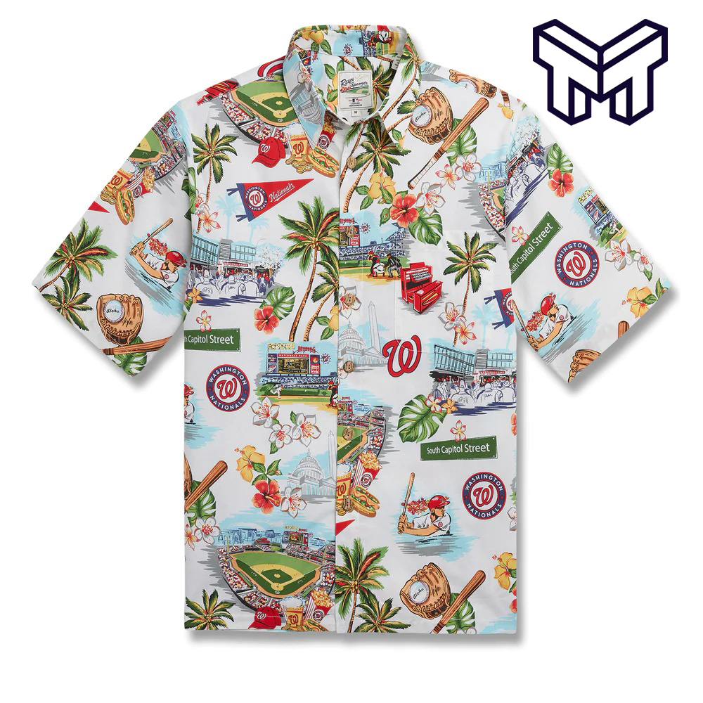 Mlb Washington Nationals Hawaiian Shirt Scenic Hawaiian Shirt And Short