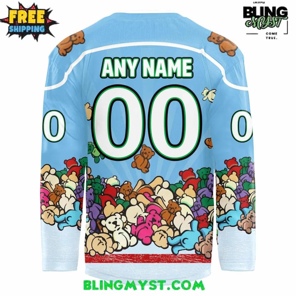 Maine Mariners Our Teddy Bear Toss 2025 Hockey Jersey - Image 3