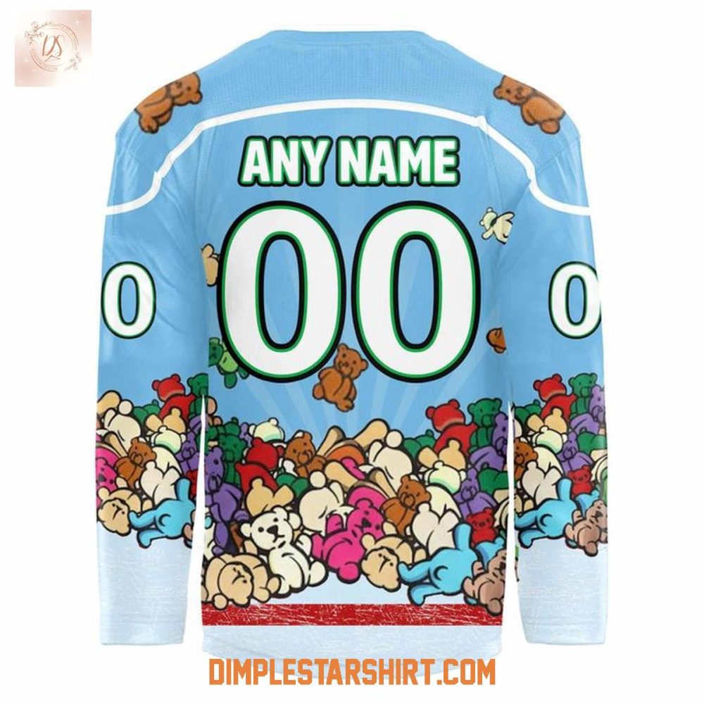 Maine Mariners Our Teddy Bear Toss Tis The Season Jersey - Image 3