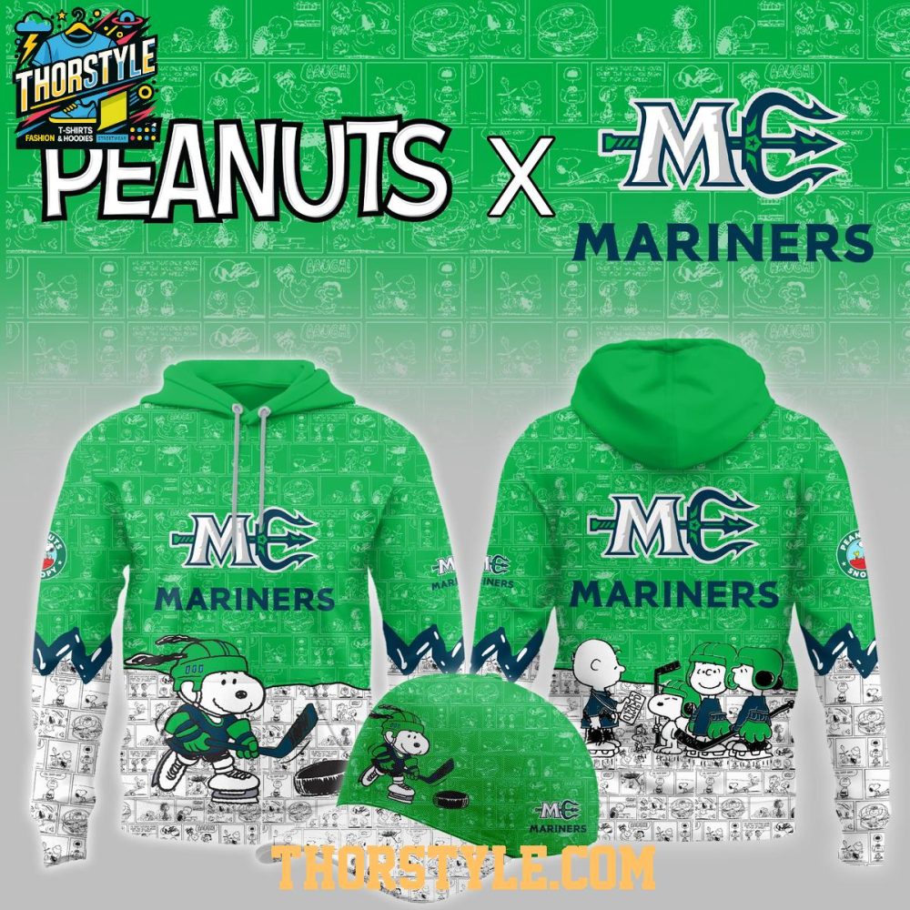 Maine Mariners Peanuts Night 2026 Celebrating Hoodie