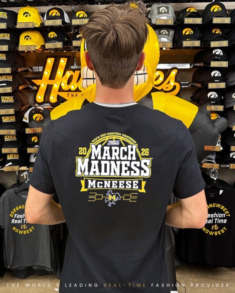 Mcneese State Cowboys 2026 Men'S Basketball March Madness Bound Shirt - Image 2
