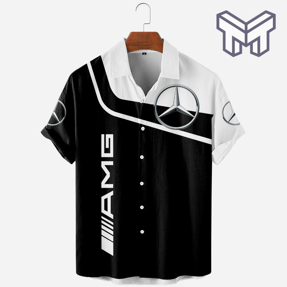 Mercedes Amg Racing Car Apparel Mercedes Amg Racing Car Hawaiian Shirt