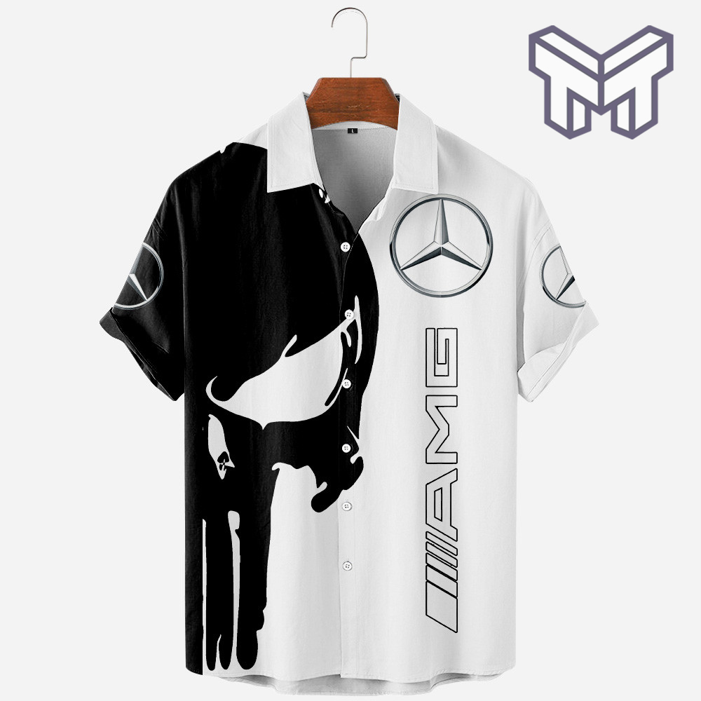 Mercedes Amg Racing Car Apparel, Mercedes Amg Racing Car Hawaiian Shirt