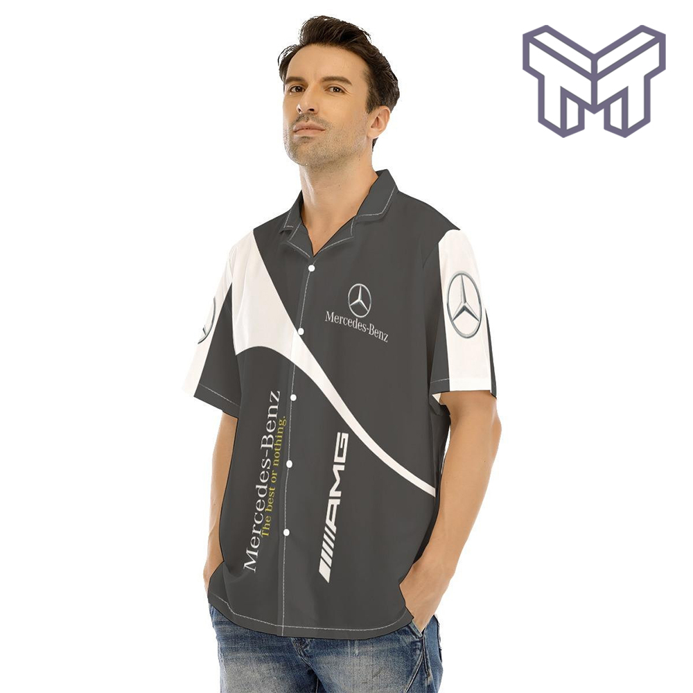 Mercedes Benz Amg Apparel, Mercedes Benz Amg Hawaiian Shirt - Image 2
