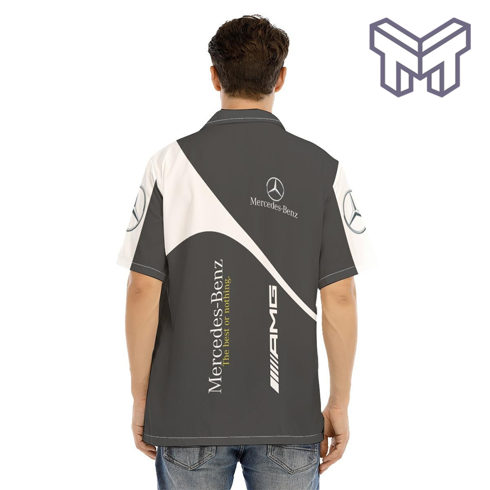 Mercedes Benz Amg Apparel, Mercedes Benz Amg Hawaiian Shirt - Image 3