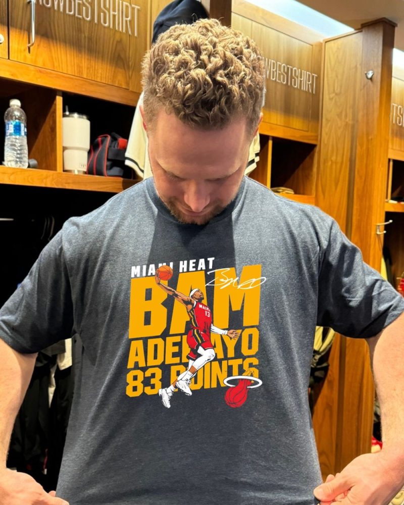 Miami Heat Bam Adebayo 83 Points Signature Shirt