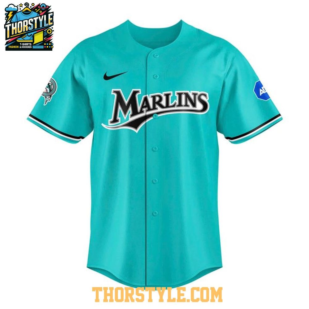 Miami Marlins Throwback Game Day 2026 Personalized Baseball Jersey - Image 2