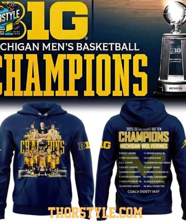 Michigan Wolverines 2025-2026 Big Ten Outright Champions Hoodie T-Shirt