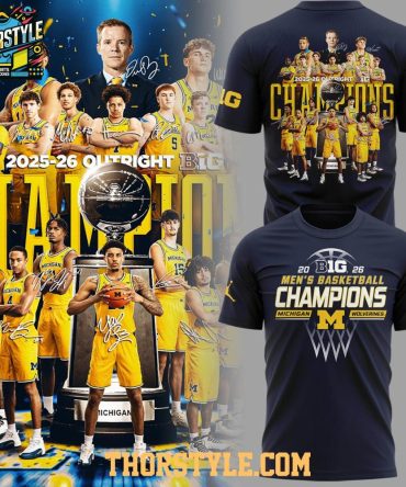 Michigan Wolverines 2026 Big10 Champions Men'S Basketball Hoodie Shirts