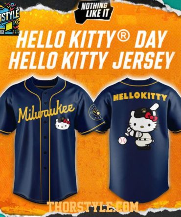 Milwaukee Brewers Hello Kitty Night 2026 Personalized Baseball Jersey