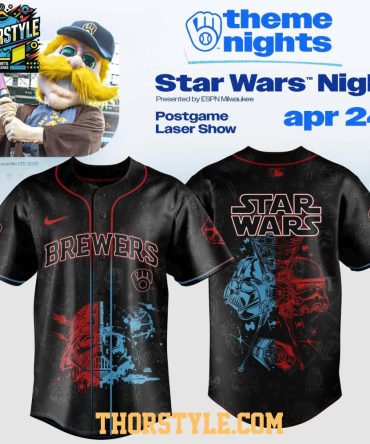Milwaukee Brewers X Star Wars Night 2026 Laser Show Baseball Jersey