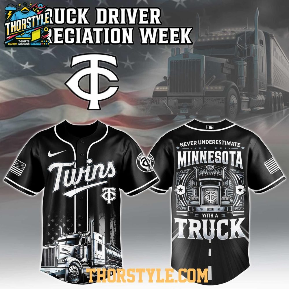 Minnesota Twins Nation Truck Driver Appreciation Week 2025 Baseball Jersey
