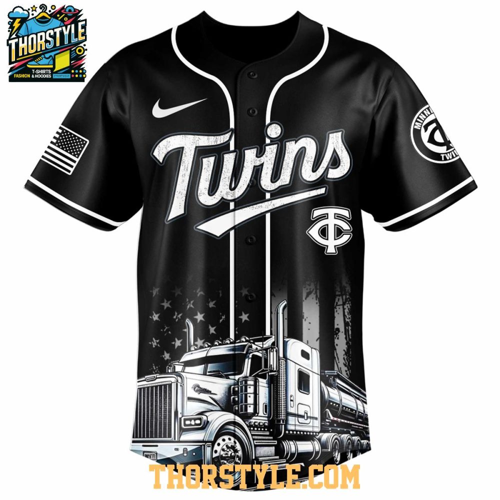 Minnesota Twins Nation Truck Driver Appreciation Week 2025 Baseball Jersey - Image 2