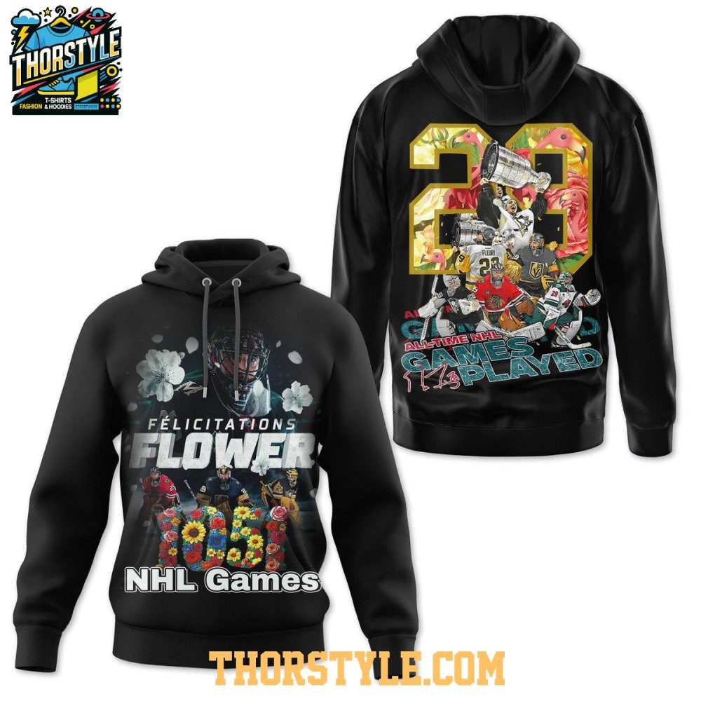 Minnesota Wild Marc-Andre Fleury All-Time Nhl Games Players 2025 Hoodie T-Shirt