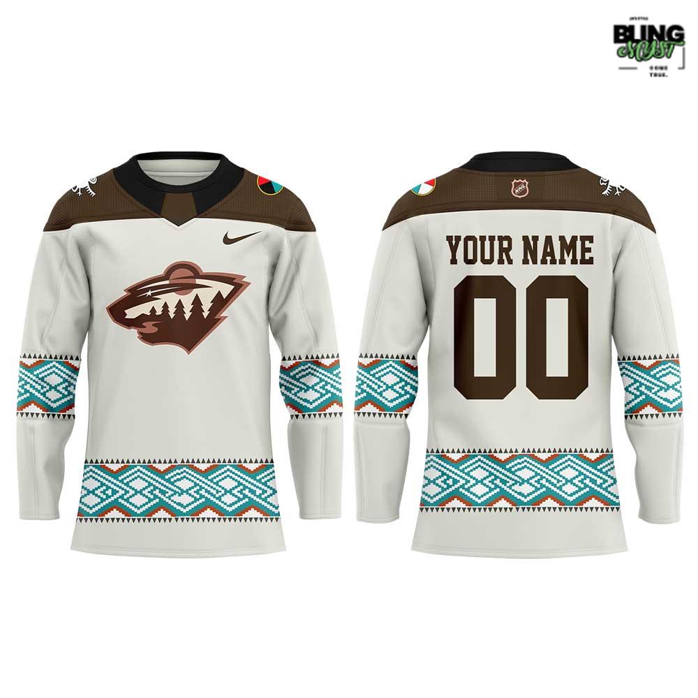 Minnesota Wild Native American Heritage Night 2026 Hockey Jersey - Image 2