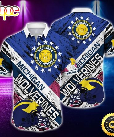 Ncaa Michigan Wolverines Hawaiian Shirt Practical Beach Gift