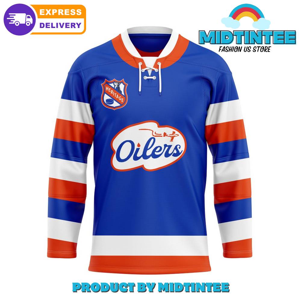 Nhl Edmonton Oilers Personalized Heritage Hockey Jersey
