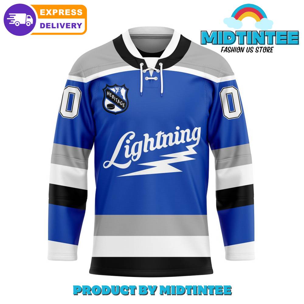 Nhl Tampa Bay Lightning Personalized Heritage Hockey Jersey