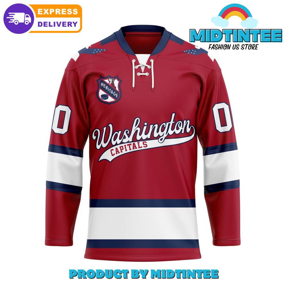 Nhl Washington Capitals Personalized Heritage Hockey Jersey