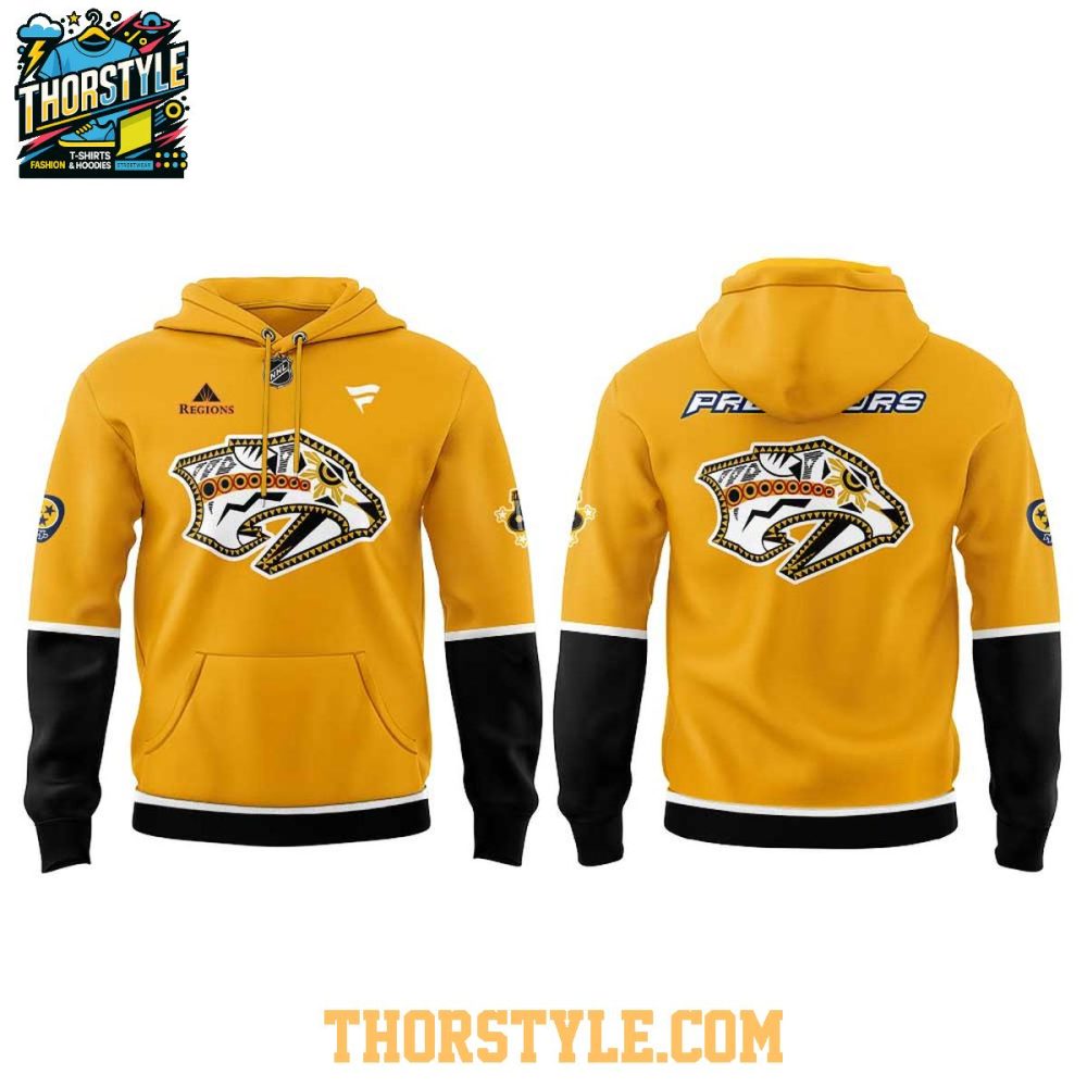 Nashville Predators Api Music Heritage Night 2025 Holiday Hoodie T-Shirt - Image 2