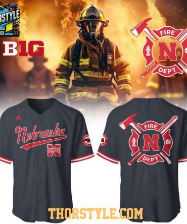 Nebraska Cornhuskers Firefighter Appreciation Night 2026 Personalized Baseball Jersey