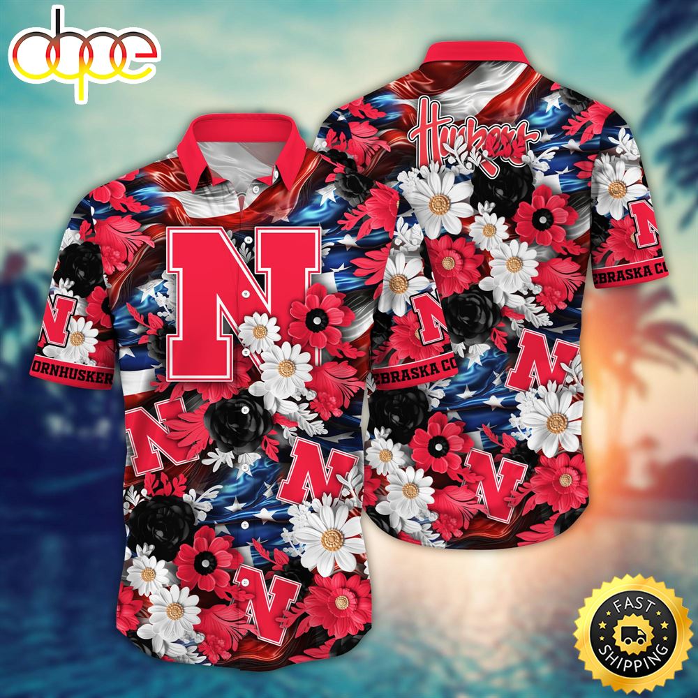 Nebraska Cornhuskers Ncaa2 Hawaii Shirt Independence Day
