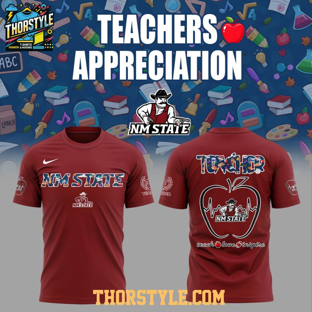 New Mexico State Aggies Teachers 2025 Day Of Appreciation Hoodie - Image 3