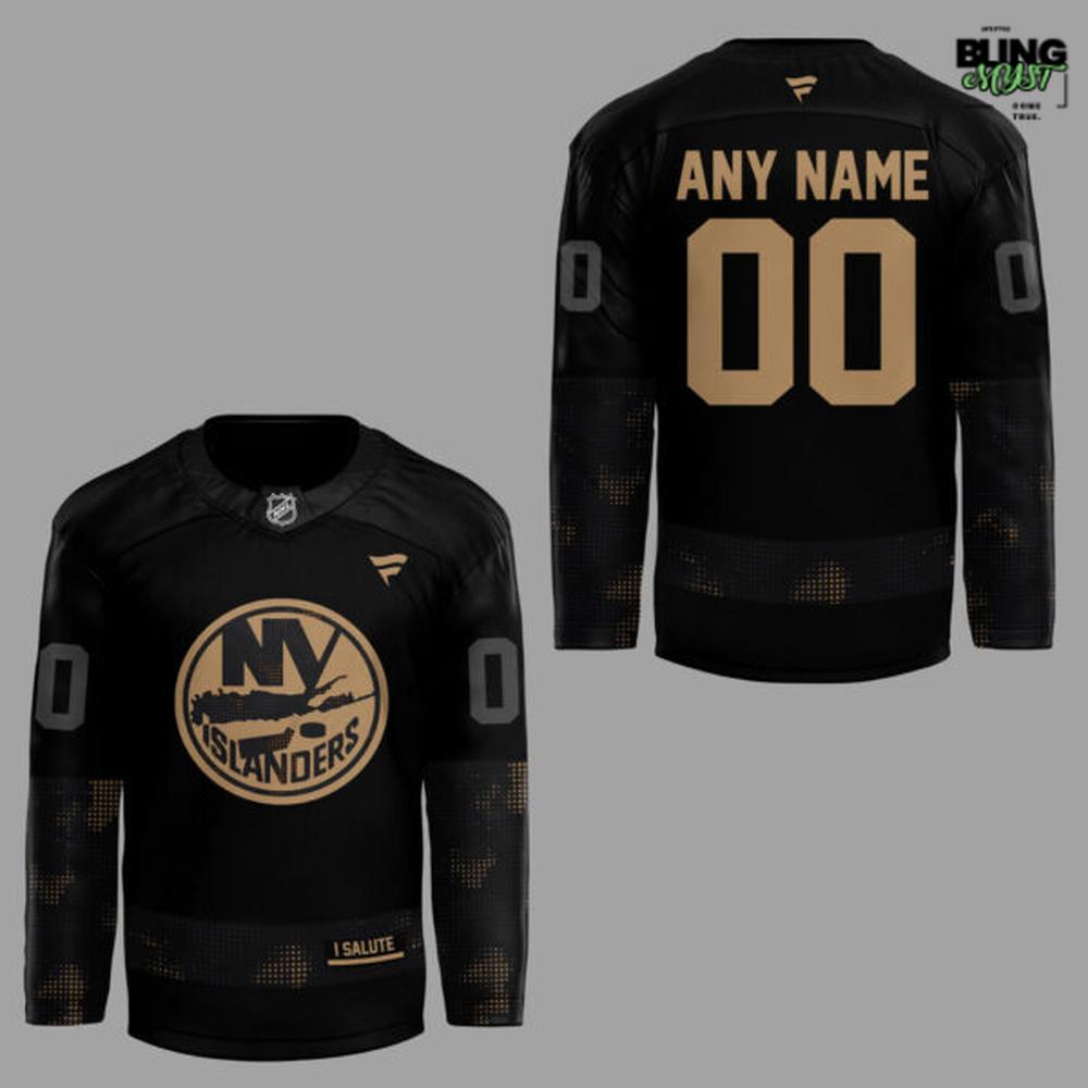 New York Islanders Military Appreciation Night 2025 Hockey Jersey - Image 2