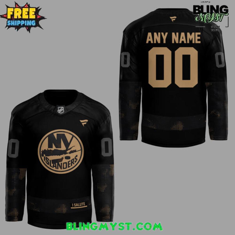 New York Islanders Military Appreciation Special Hockey Jersey - Image 2