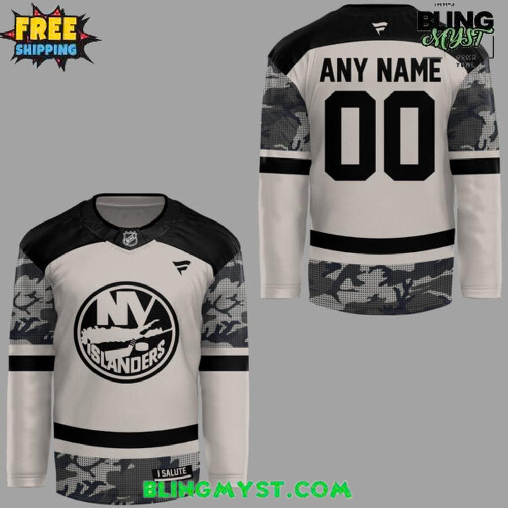 New York Islanders Military Appreciation Special Hockey Jersey - Image 6