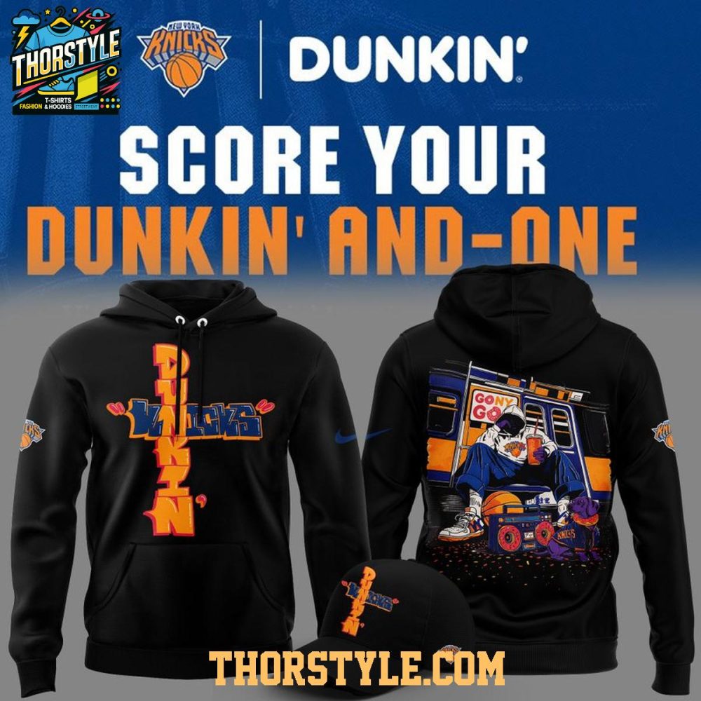 New York Knicks Dunkin' X Knicks Win 2026 Game Night Hoodie T-Shirt