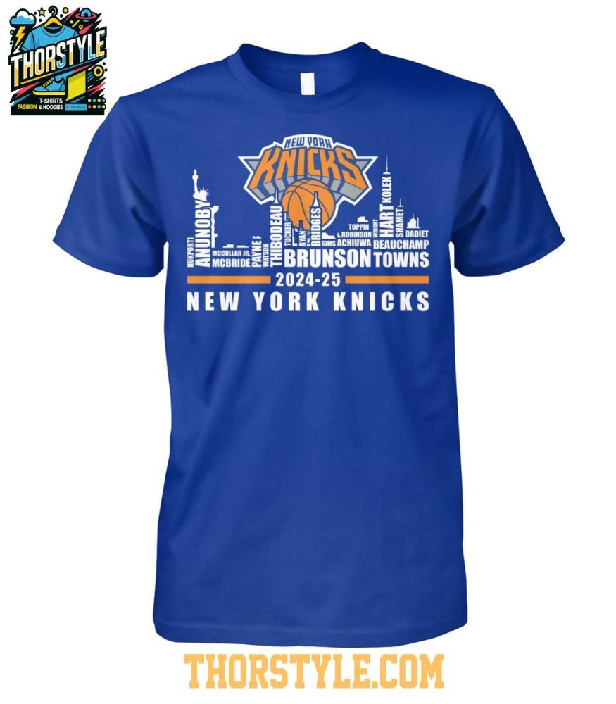 New York Knicks Thank You For The Memories 2024-2025 Tshirt