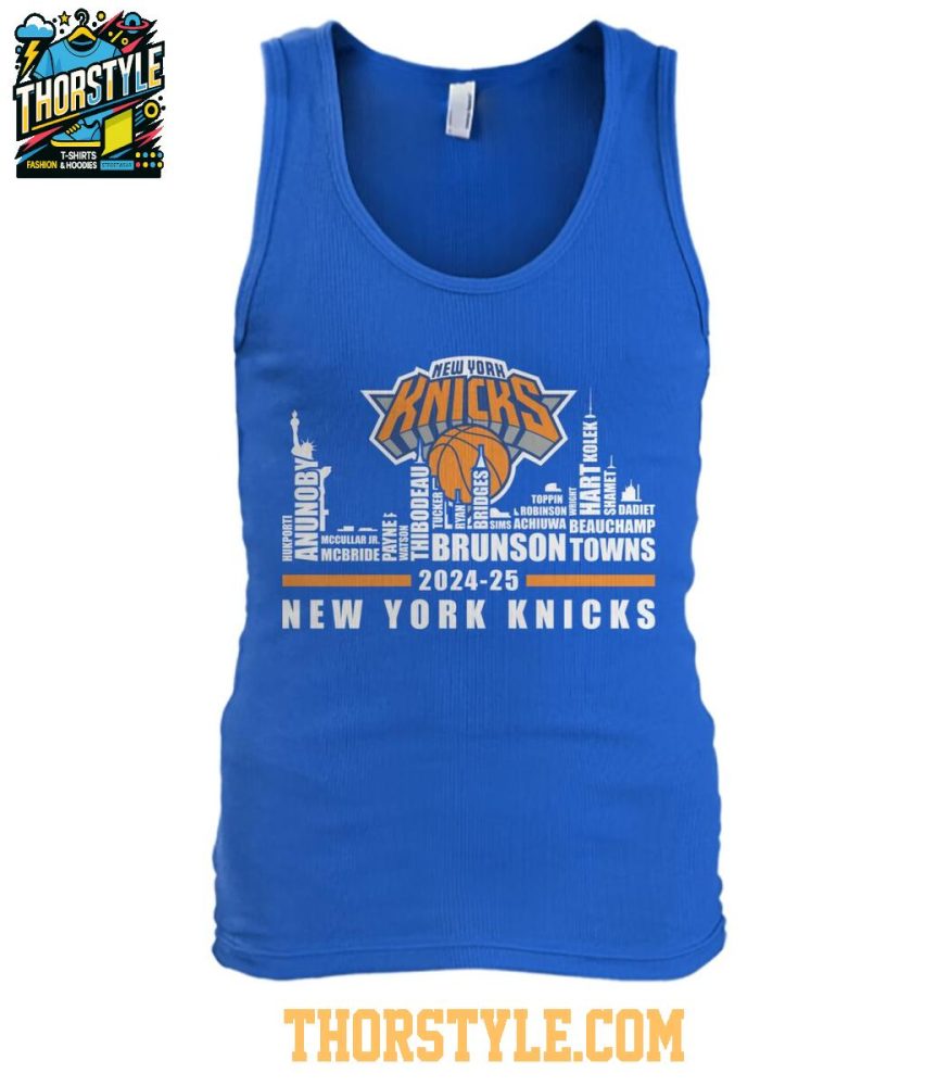 New York Knicks Thank You For The Memories 2024-2025 Tshirt - Image 5