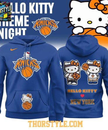 New York Knicks X Hello Kitty Night 2026 Nba Game Hoodie Shirts