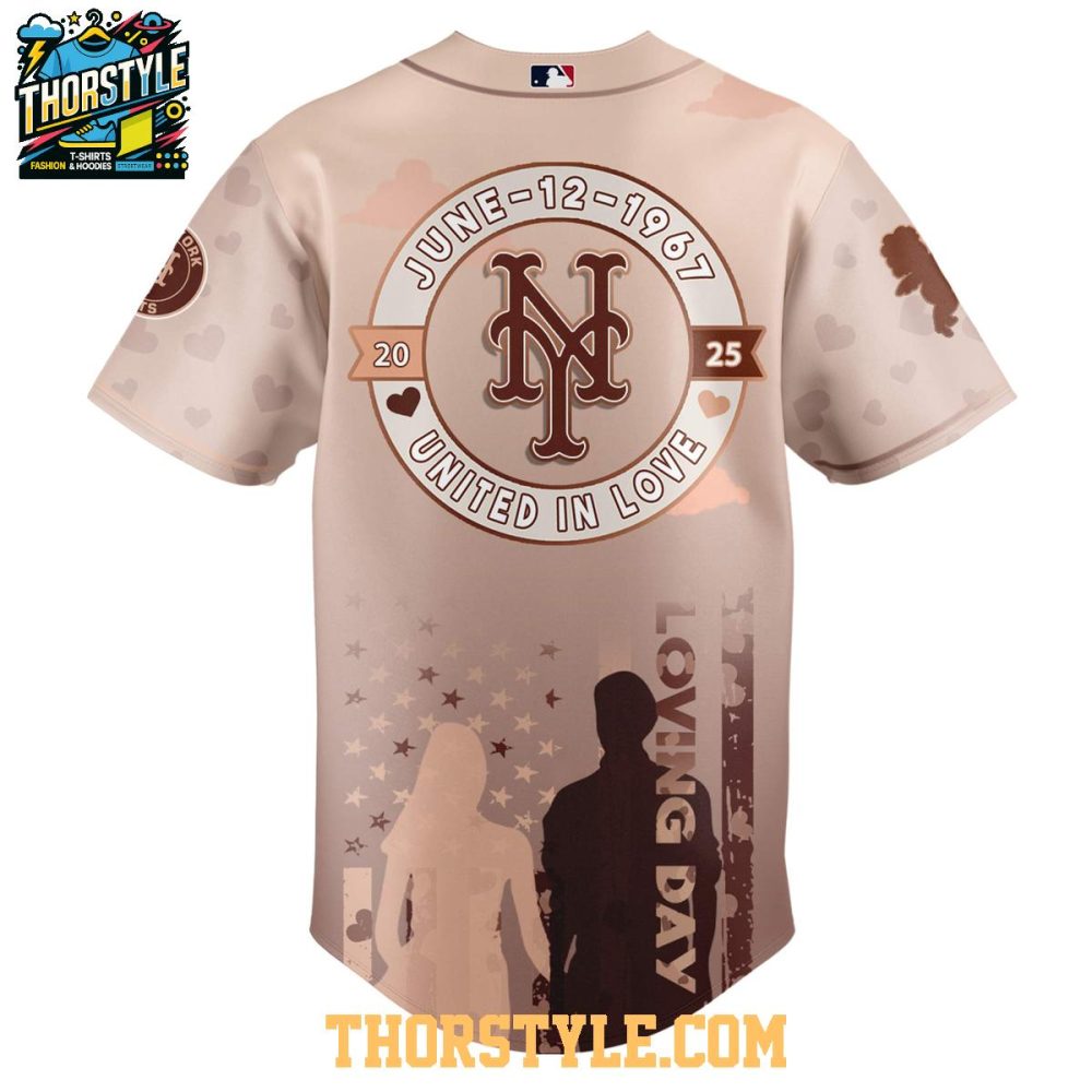 New York Mets Happy Loving Day 1967-2025 Loving Virginia Baseball Jersey - Image 3